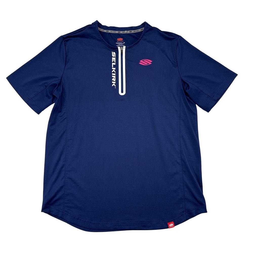 Selkirk Pro Line Performance 1/4 Zip Henley Pullover Mens Size Medium Pickleball